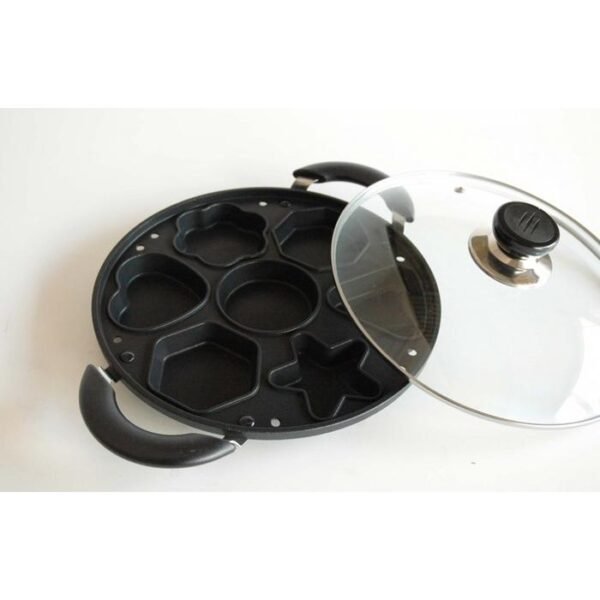 Cetakan Kue 7 Lubang Motif + tutup kaca