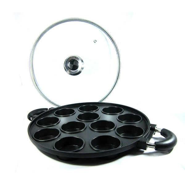 Cetakan Kue 12 Lubang Aluminium Anti Lengket