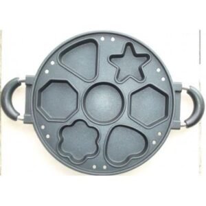 Cetakan Kue 7 Lubang Motif + tutup kaca