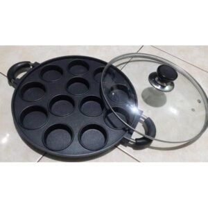 Cetakan Kue 12 Lubang Aluminium Anti Lengket