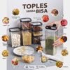 PAKET TOPLES HAMPERS Lebaran Plastik Kotak Bening Kontainer Snack Kedap Udara Food Storage Murah