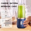 Blender 6 Pisau Juicer Portable Usb Pembuat Jus Elektrik