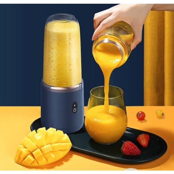 Blender 6 Pisau Juicer Portable Usb Pembuat Jus Elektrik