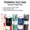 TERMOS SULTAN Vacum Flask Set Botol Minum Cangkir Premium Serbaguna 500 ML Panas Dingin besar Tebal
