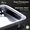Wadah Makanan Stainless - Panci Prasmanan - Chafing Dish Tutup Kaca - Food Grade | Asta Homeware