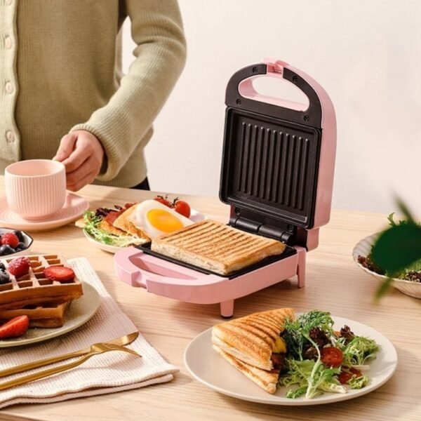 Breakfast Sandwich Maker Pemanggang Roti Toaster Panggangan Roti Bakar listrik Alat Panggang Roti Sandwich.