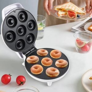 Donut Mini Maker Electric Cetakan Donat Mini Elektrik 7 Lubang.