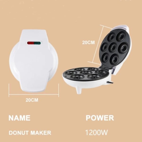 Donut Mini Maker Electric Cetakan Donat Mini Elektrik 7 Lubang.