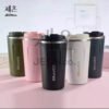 TUMBLER COFFEE MUG 500ML STAINLESS STEEL GELAS KOPI TAHAN PANAS DINGIN COFFEE CUP ANTI KARAT