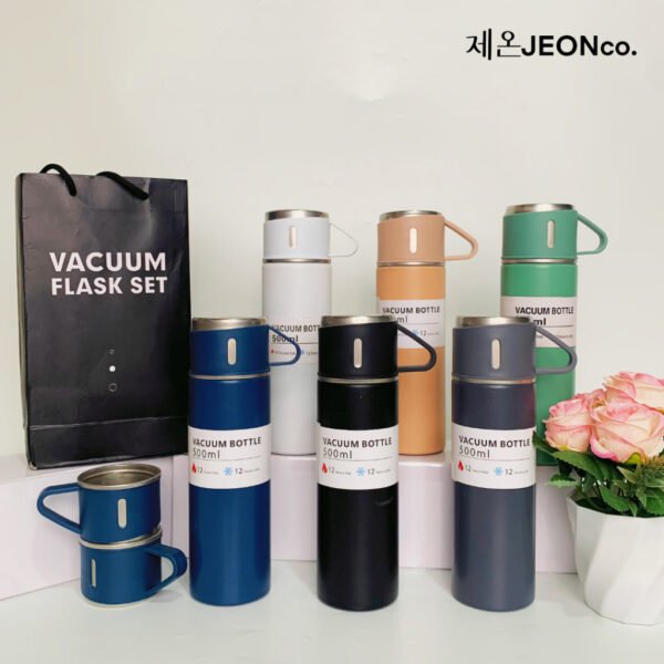 TERMOS SULTAN Vacum Flask Set Botol Minum Cangkir Premium Serbaguna 500 ML Panas Dingin besar Tebal