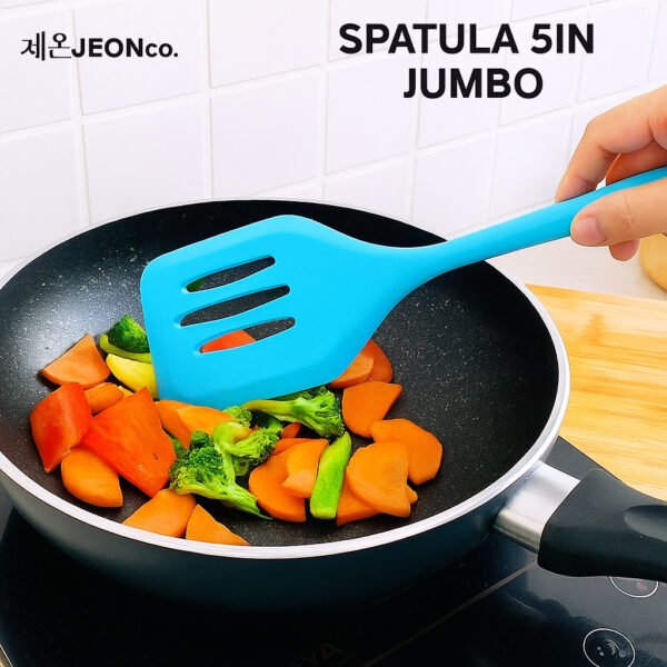 SET SPATULA SILIKON 5IN1 JUMBO Alat Masak Sutil Kocokan Silicon Anti Lengket Tahan Panas Serbaguna