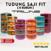 Tudung Saji 4 Susun FIT TRILINS multilayer 1KG tempat penyimpanan makanan Praktis Food Grade Murah