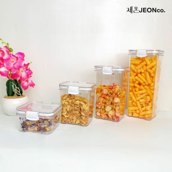 PAKET TOPLES HAMPERS Lebaran Plastik Kotak Bening Kontainer Snack Kedap Udara Food Storage Murah