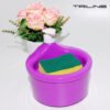 TEMPAT SABUN Bulat 1000ml + Spons Cuci Piring (2in1) Dispenser Sabun Soap Pump Viral MR.DIY Murah