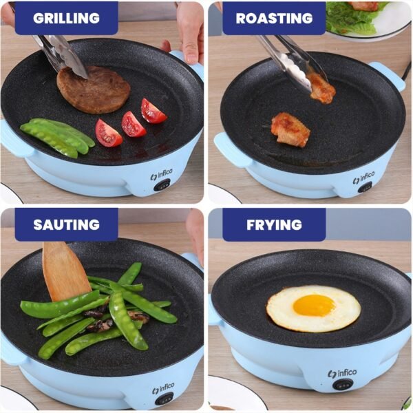 id-11134207-7ra0m-mcrb31rpfqqgdc Infico Panci listrik Panggangan Bbq Grill Pan listrik Alat Pemanggang Serbaguna IMC