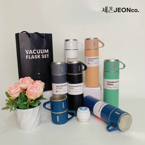 TERMOS SULTAN Vacum Flask Set Botol Minum Cangkir Premium Serbaguna 500 ML Panas Dingin besar Tebal