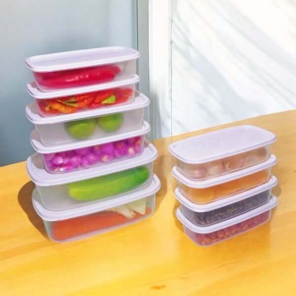 Toples Sealware 10 set Warna Serbaguna Wadah penyimpanan Makanan Food Container Set 10pcs Premium
