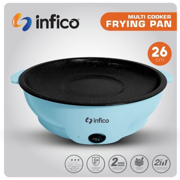 id-11134207-7ra0p-mcrb31rpmrko32 Infico Panci listrik Panggangan Bbq Grill Pan listrik Alat Pemanggang Serbaguna IMC