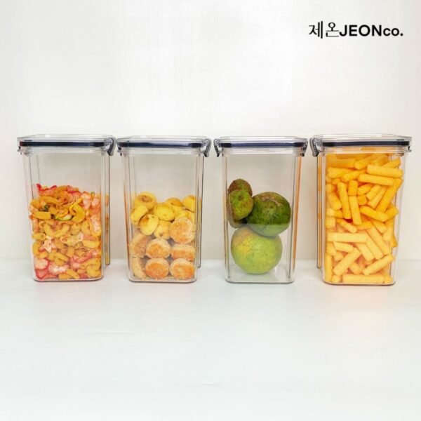 id-11134207-7ra0q-mc02xlt4ej4h8d Paket Hemat Toples Plastik Kotak Bening Kontainer Snack isi 4pcs Kedap Udara 1300ml & 1800ml Murah