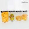 id-11134207-7ra0r-mc02xlt48wup07 Paket Hemat Toples Plastik Kotak Bening Kontainer Snack isi 4pcs Kedap Udara 1300ml & 1800ml Murah