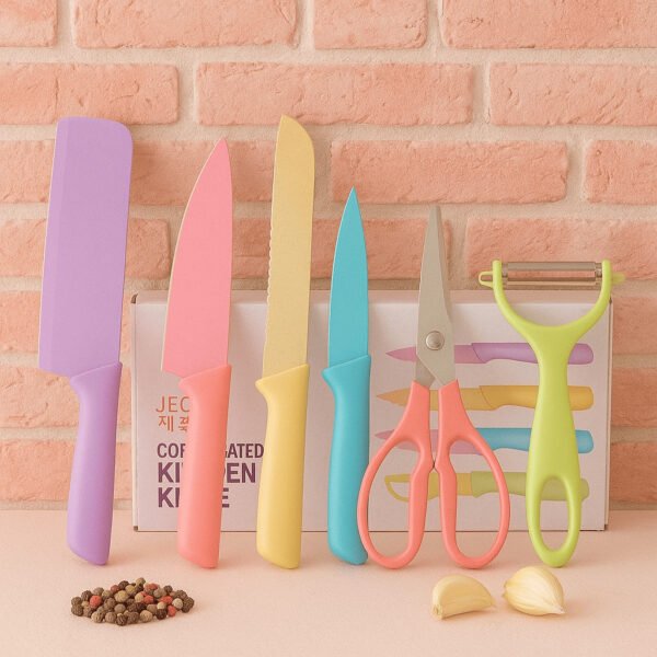 PISAU SULTAN Dapur Set 6 in 1 Bahan Stainless Steel PREMIUM Anti Lengket Peralatan Masak