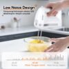 ALLTOU Hand Mixer Fungsi Turbo Pengaduk 5 Kecepatan / Hand Mixer Free 6 Buah Alat Pengocok Putih