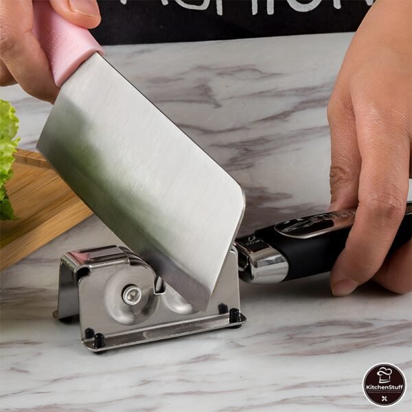 Alat Pengasah Pisau Stainless Serbaguna Knife Sharpener Kitchen Stuff
