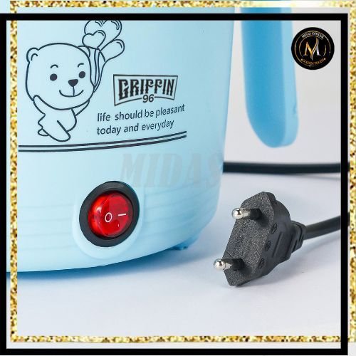 PANCI LISTRIK MINI PORTABLE SERBAGUNA/ELECTRIC COOKER DENGAN TUTUP KACA & PEGANGAN ANTI PANAS UNTUK MIE.TELUR