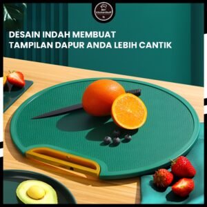 Talenan PE Anti Jamur Cutting Board Premium Dapur Hijau Emerald KITCHEN STUFF