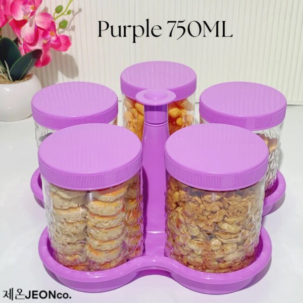 id-11134207-7rbk0-maw5wxt1ujha54 Toples Kristal Lima Bunga Premium 5 Set + Nampan Toples Set Kue Kering Lebaran 5in1 Calista Murah