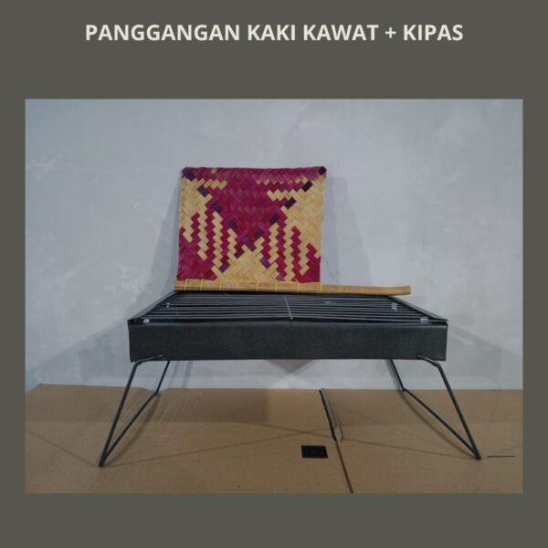 Alat Pemanggang Arang Portable Kuat Dan Tahan Lama