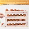 Rak Telur Tingkat 4 /Egg organizer /Tempat Penyimpanan Telur Minimalis