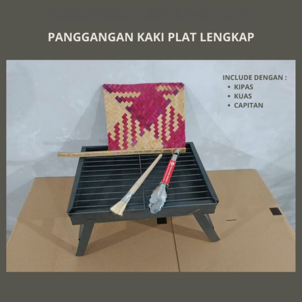 Alat Pemanggang Arang Portable Kuat Dan Tahan Lama