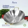 Wajan Stainless Steel - Flat Wok Tahan Karat - Tebal Food Grade 24 28 30 cm | Asta Homeware