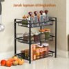 iSPECLE Rak Bumbu Rak Dapur Serbaguna Tempat Kosmetik Bumbu