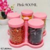 Toples Bunga Kristal Calista Toples 5 Set + Nampan Toples Kue Lebaran 5in1 - Hampers Kado Food Grade