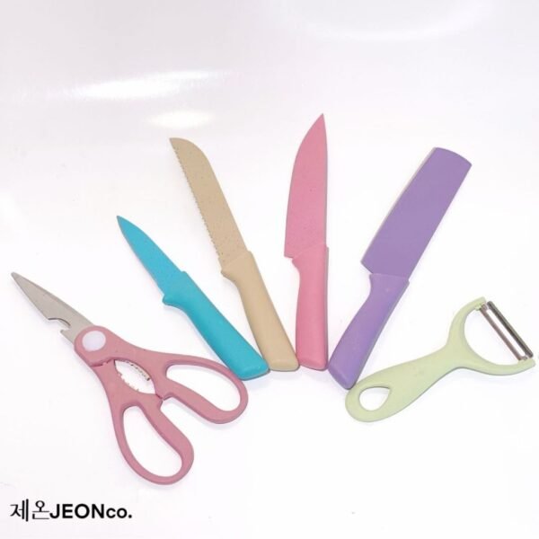 PISAU SULTAN Dapur Set 6 in 1 Bahan Stainless Steel PREMIUM Anti Lengket Peralatan Masak