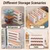 Rak Telur Tingkat 4 /Egg organizer /Tempat Penyimpanan Telur Minimalis