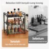 iSPECLE Rak Bumbu Rak Dapur Serbaguna Tempat Kosmetik Bumbu