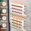 Rak Telur Tingkat 4 /Egg organizer /Tempat Penyimpanan Telur Minimalis