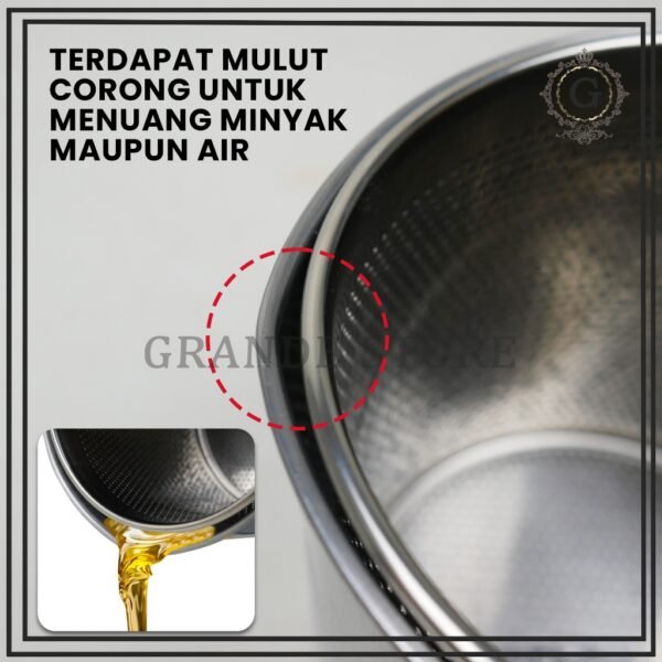 Penggorengan Deep Fryer 4in1 Stainless Anti Karat | Alat Masak Serbaguna Dapur Modern