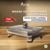 Wadah Makanan Stainless - Panci Prasmanan - Chafing Dish Tutup Kaca - Food Grade | Asta Homeware