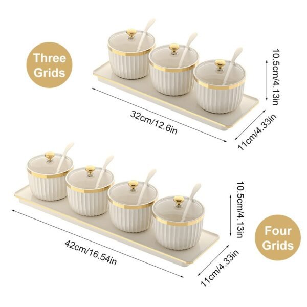 sg-11134201-7ra3e-mbgrx832s8po35 Tempat Bumbu set estetic 3/4 in 1/Tempat Bumbu Dapur Set Sendok 4IN1 / Wadah Bumbu Aesthetic