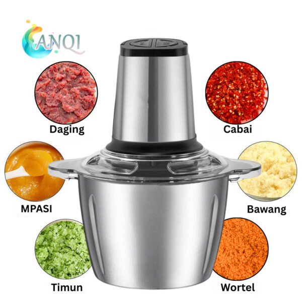 Chopper Blender daging penggiling Meat Blender Elektrik Stainless Steel Chopper Grinder/VS