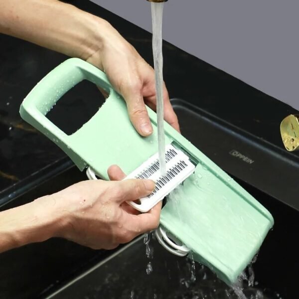 Yuma Parutan Set 7 In 1 / 7in1 Parutan Kentang Dengan 5 Pcs Pisau Berubah Multifungsi Keripik Kentang Pengiris / Alat Dapur Multifungsi, Parutan Sayuran, Pemotong Kentang, Alat Dapur, Peralatan Dapur, Perlengkapan Dapur