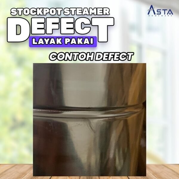 Panci Dandang Kukus - Kukusan Stainless Steel - Tebal Stockpot Steamer