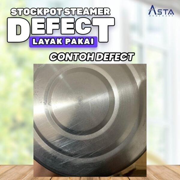 Panci Dandang Kukus - Kukusan Stainless Steel - Tebal Stockpot Steamer