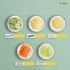 Yuma Parutan Set 7 In 1 / 7in1 Parutan Kentang Dengan 5 Pcs Pisau Berubah Multifungsi Keripik Kentang Pengiris / Alat Dapur Multifungsi, Parutan Sayuran, Pemotong Kentang, Alat Dapur, Peralatan Dapur, Perlengkapan Dapur