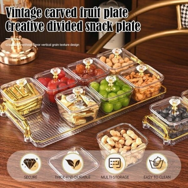 sg-11134201-7rd3y-lvk81j62yczf04 COD Snack Tray Snack Bowl Tempat Saji Snack Cemilan Kotak Makanan Toples Lebaran Set Nampan Toples Natal /komey