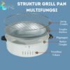 GRILL PAN MULTIFUNGSI / Alat Pemanggang / Tempat Pemanggang BBQ Grill Pan VS-1869